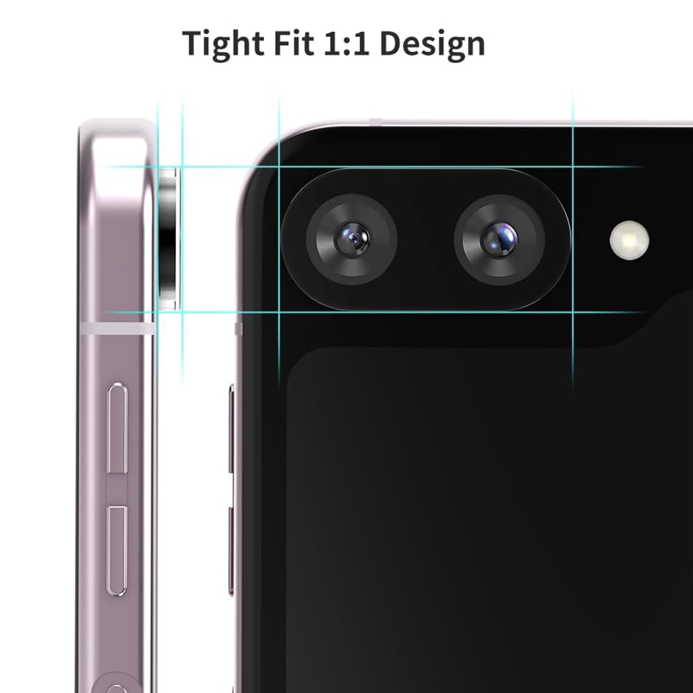 Sklo pro celý fotoaparát Samsung Galaxy Z Flip 5 – černé