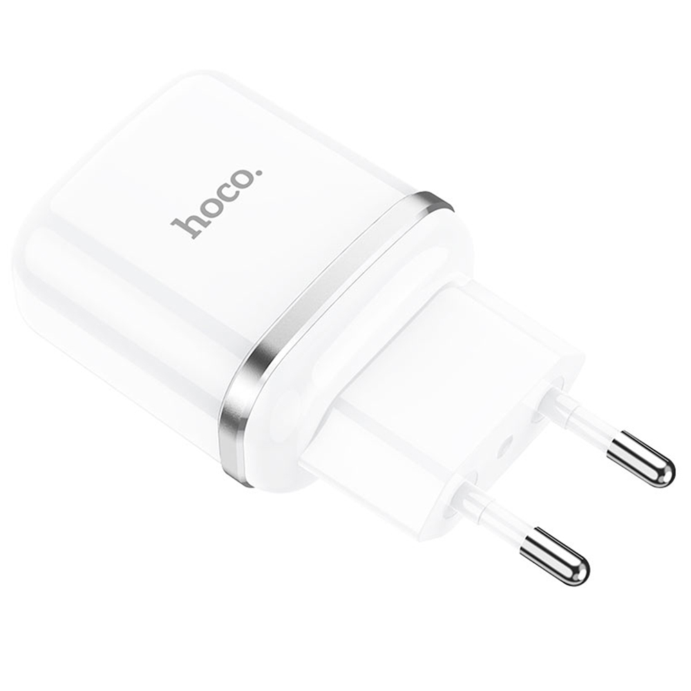 Nabíječka do sítě USB 18W QC3.0 3A + kabel Micro USB 1m HOCO N3 Rychlé nabíjení Micro USB bílá