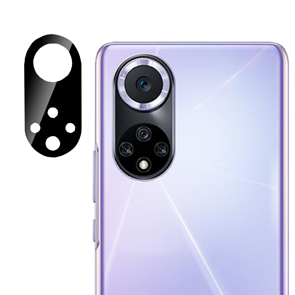 Hybridní sklo pro celý fotoaparát Huawei Nova 9 – černé
