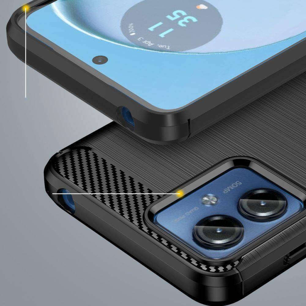 Kryt Motorola Moto G14 Tech-Protect TPU Carbon black