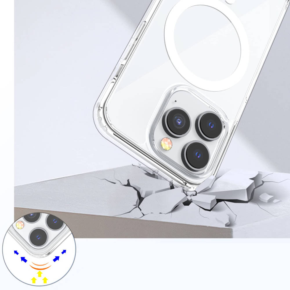 Kryt iPhone 16 Nexeri MagSafe transparent