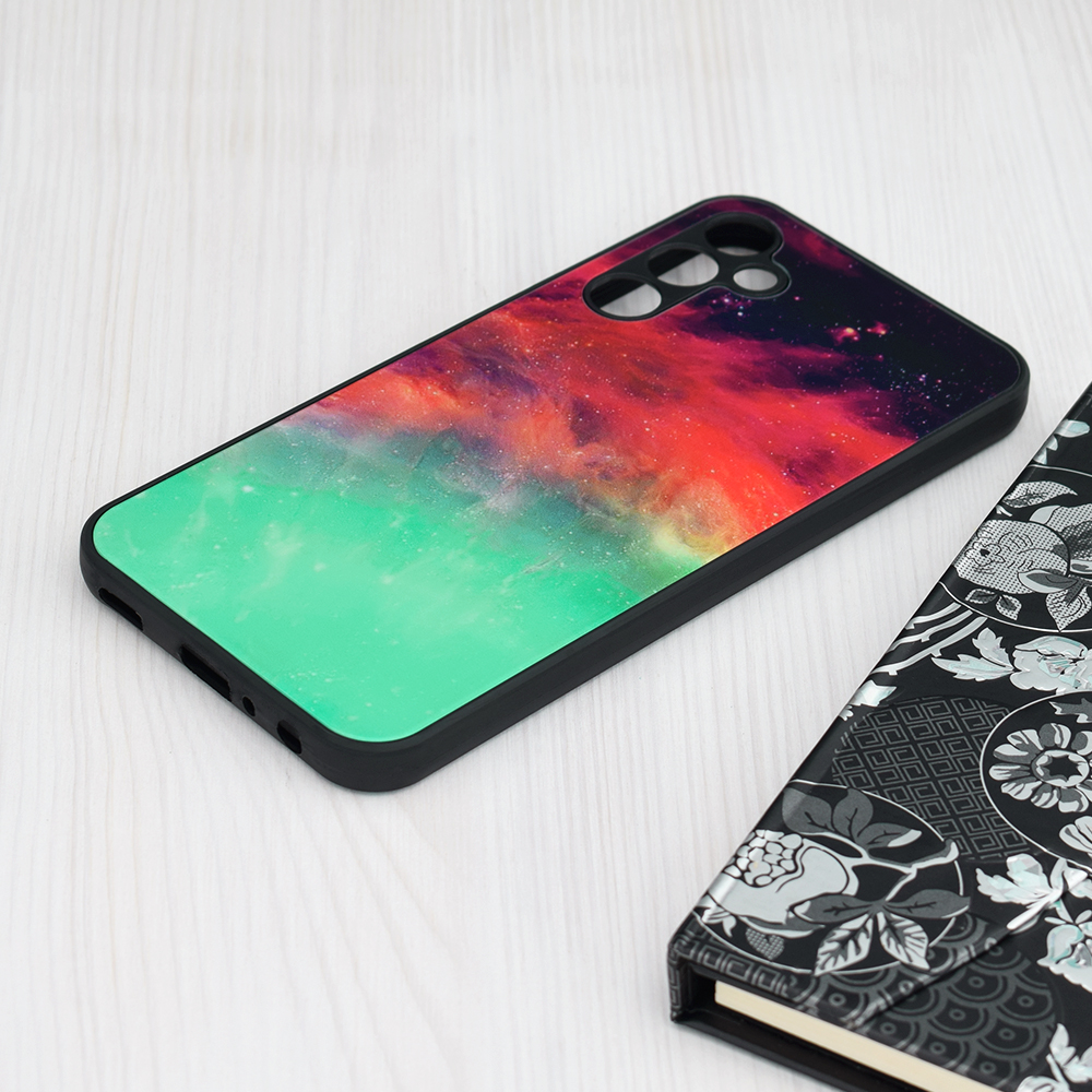 Pouzdro Samsung Galaxy A24 Techsuit - Glaze Series, Fiery Ocean