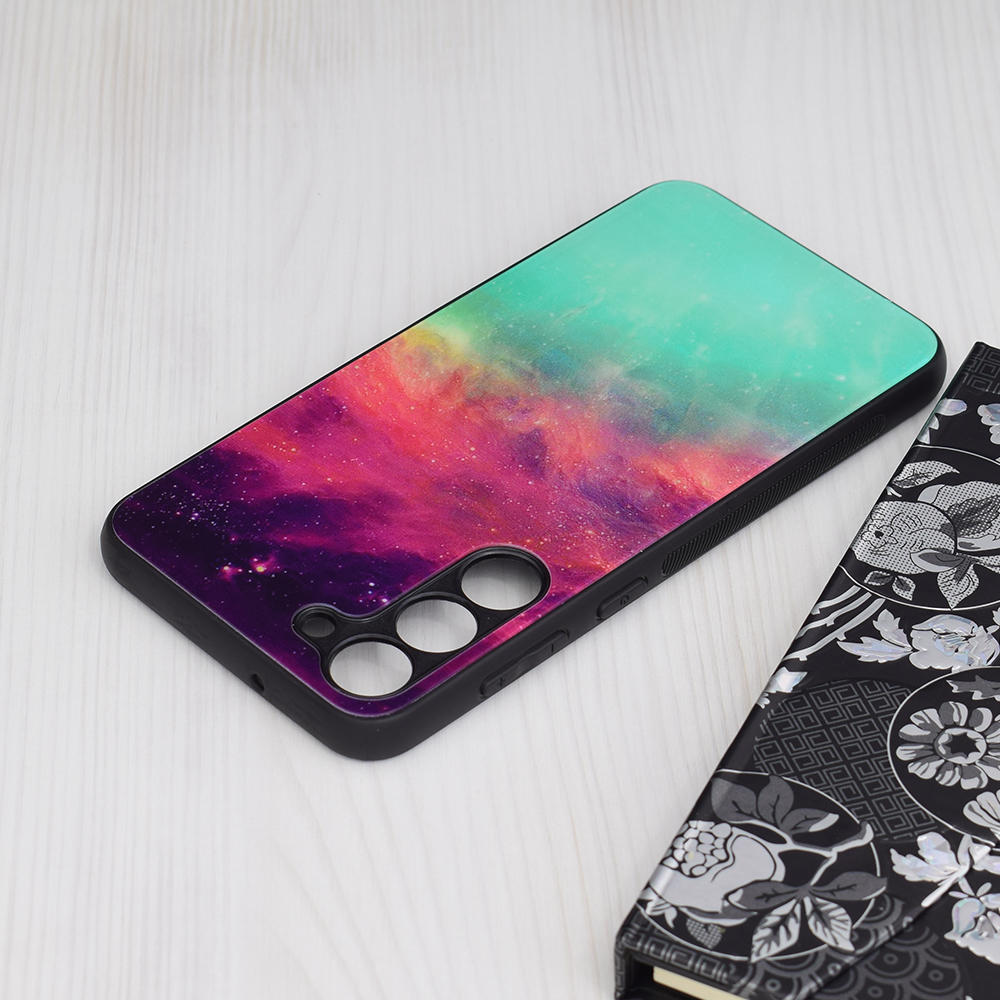 Pouzdro Samsung Galaxy S23 Plus Techsuit - Glaze Series, Fiery Ocean