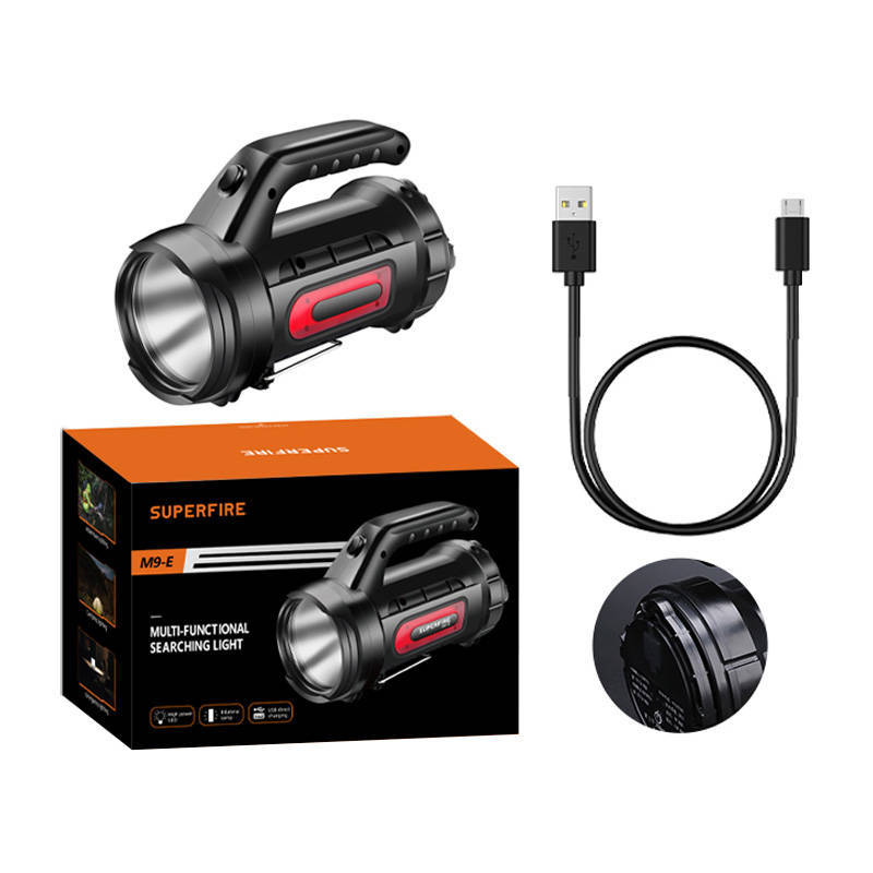 Svítilna Superfire M9-E, 900lm, USB