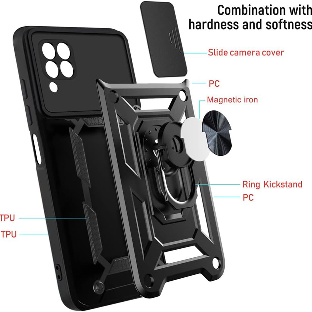 Kryt Huawei P40 Lite Techsuit CamShield Pro modrý