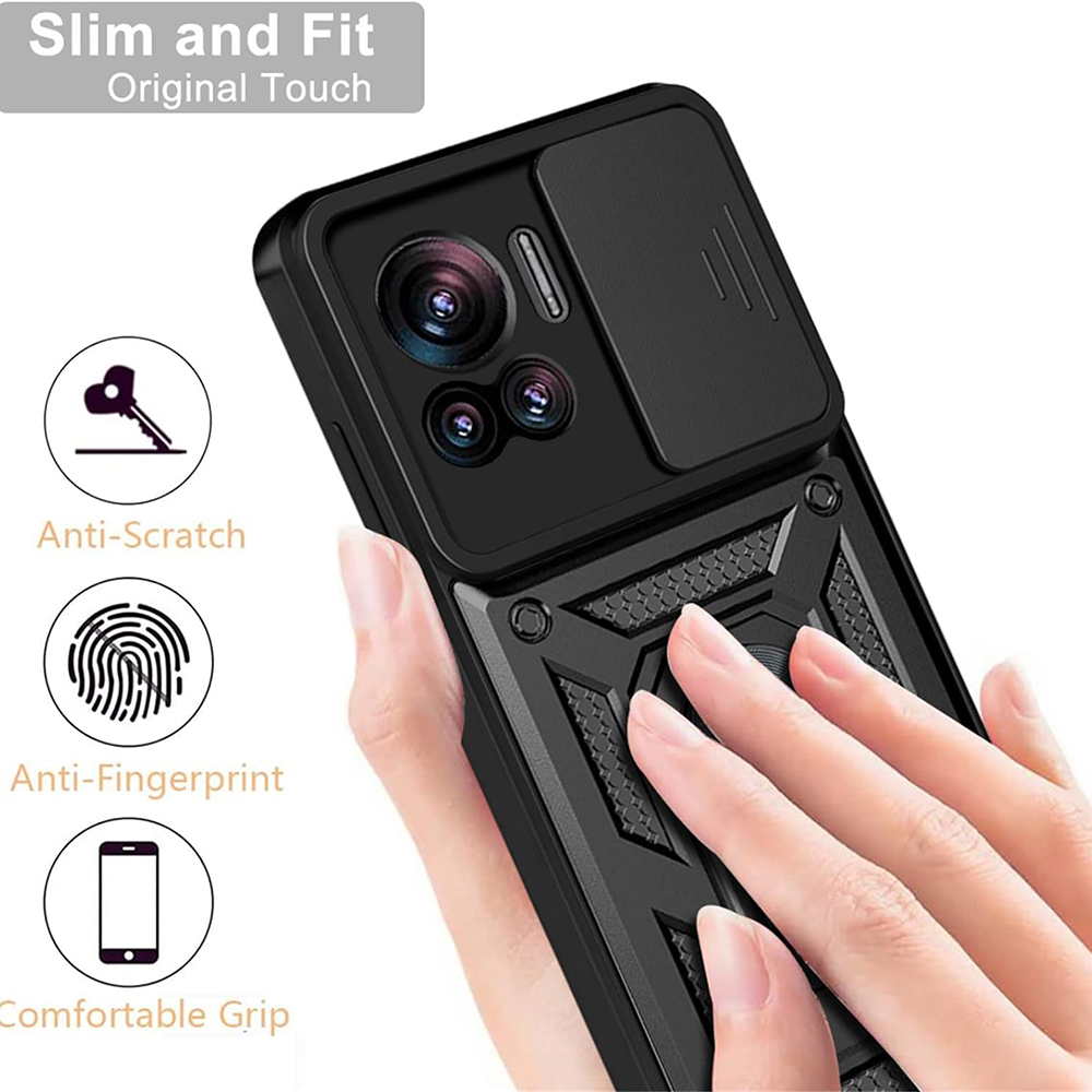Kryt Motorola EDGE 50 Techsuit CamShield Pro rose gold