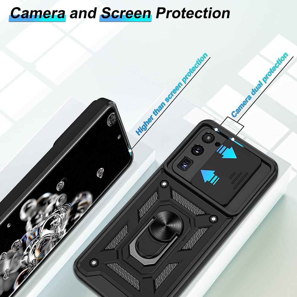 Kryt Samsung Galaxy S20 Ultra 4G / S20 Ultra 5G Techsuit CamShield Pro černý