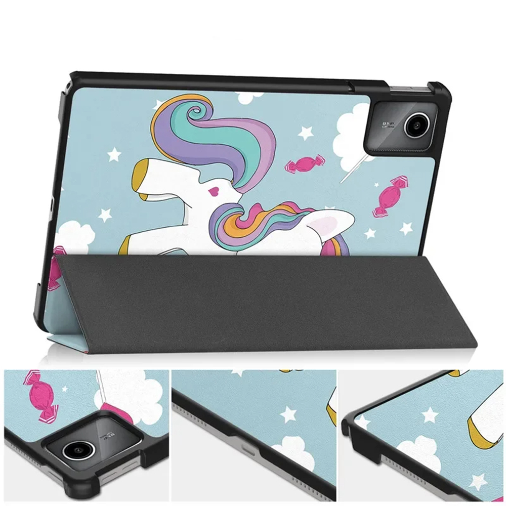 Pouzdro pro tablet Lenovo Tab M11, Techsuit FoldPro jednorožec
