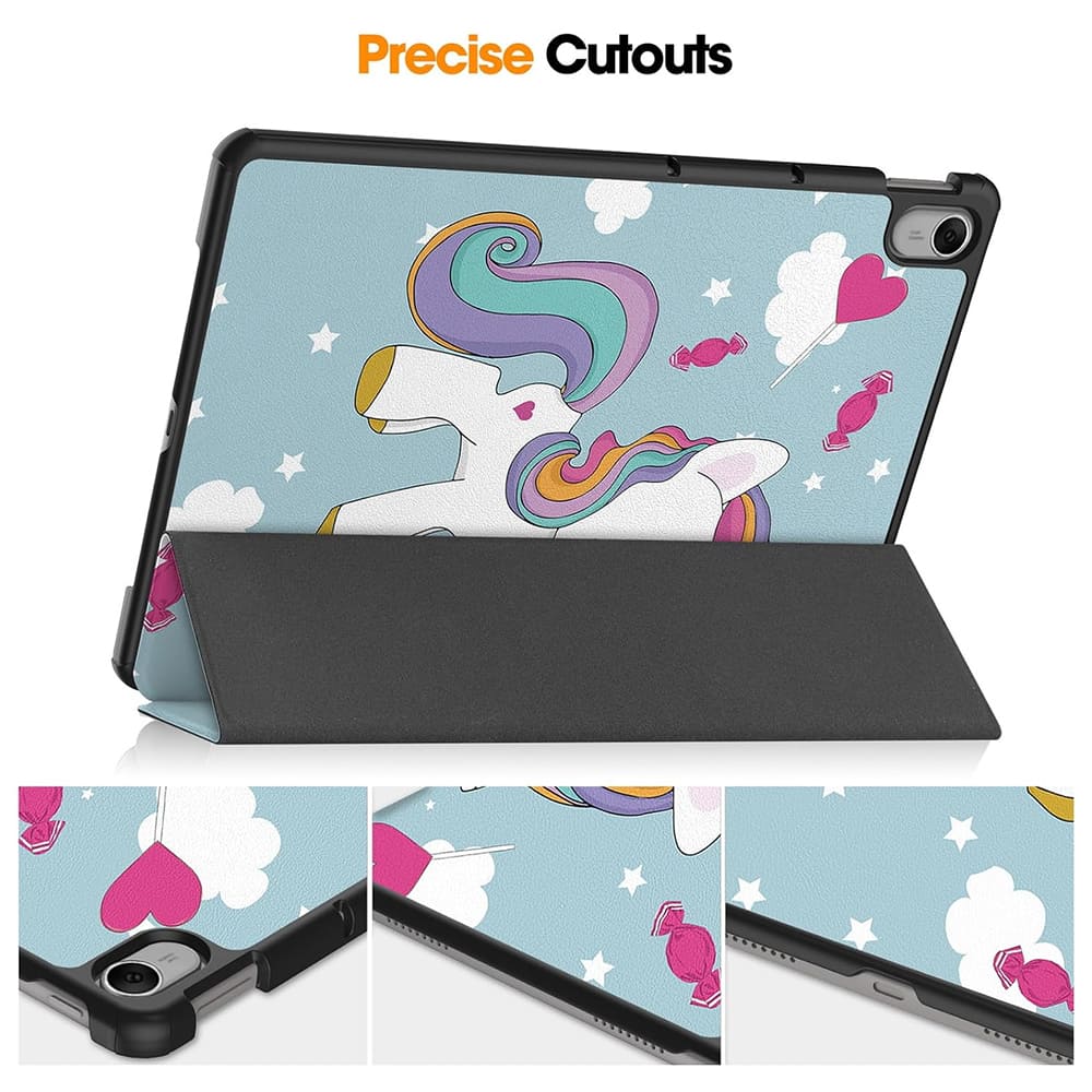 Pouzdro pro tablet Huawei MatePad 11.5", Techsuit FoldPro jednorožec