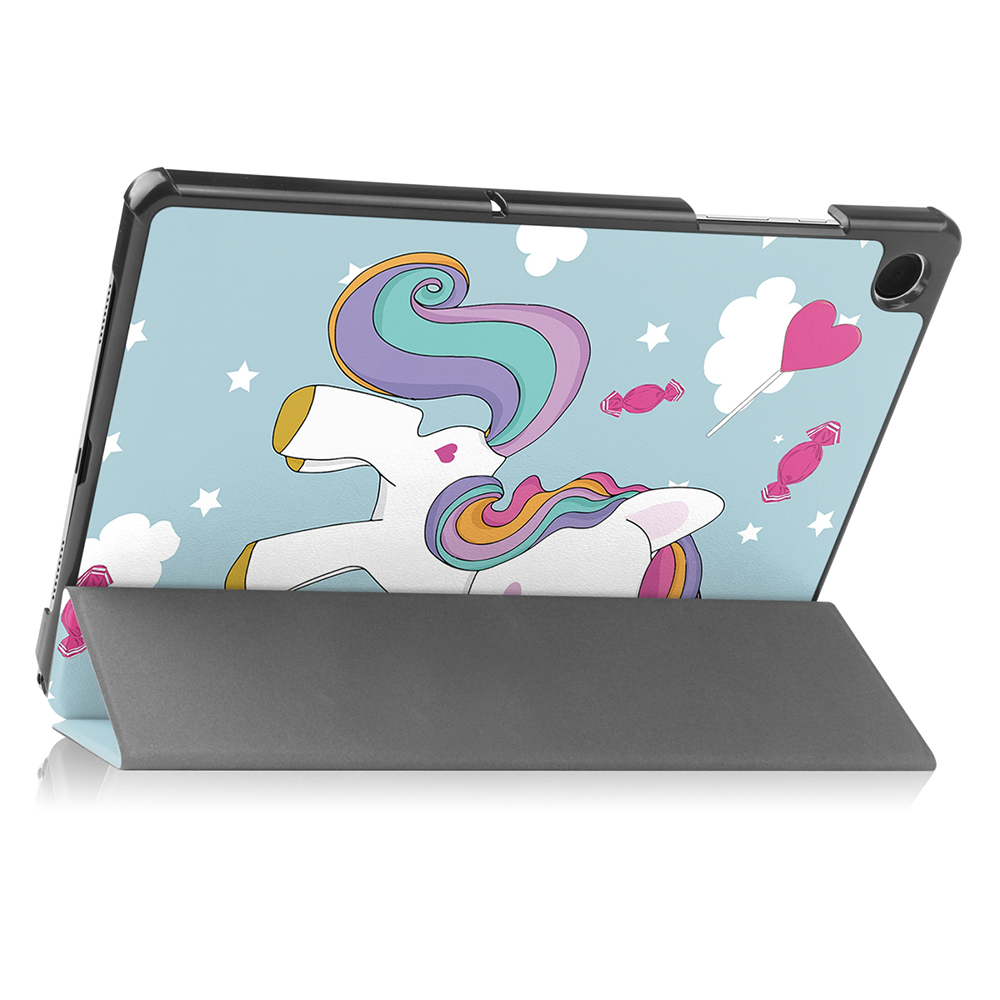 Pouzdro pro tablet Samsung Galaxy Tab A9 / A11, Techsuit FoldPro jednorožec