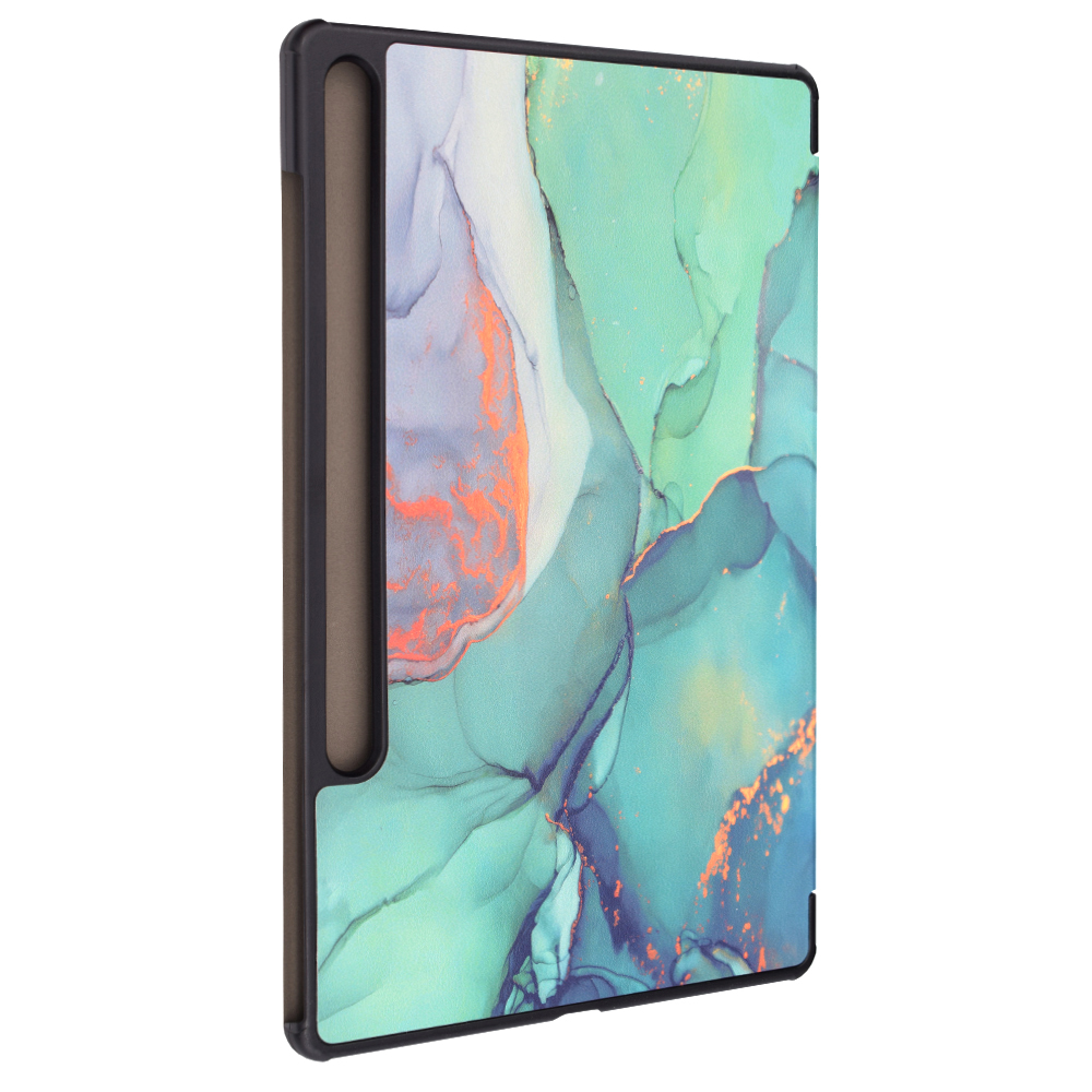 Pouzdro pro tablet Samsung Galaxy Tab S9 Plus / S9 FE Plus / S10 Plus, Techsuit FoldPro Green Time