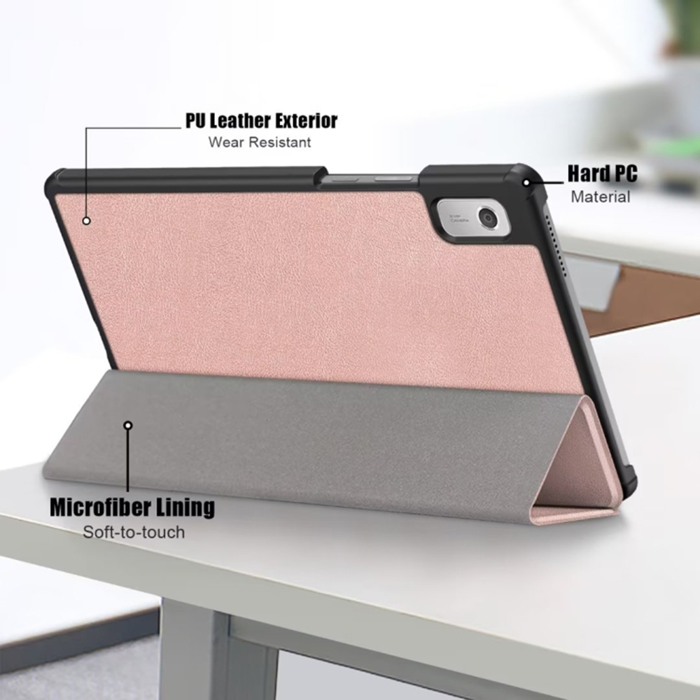 Pouzdro pro tablet Lenovo Tab M9 9.0", Techsuit FoldPro Rose Gold