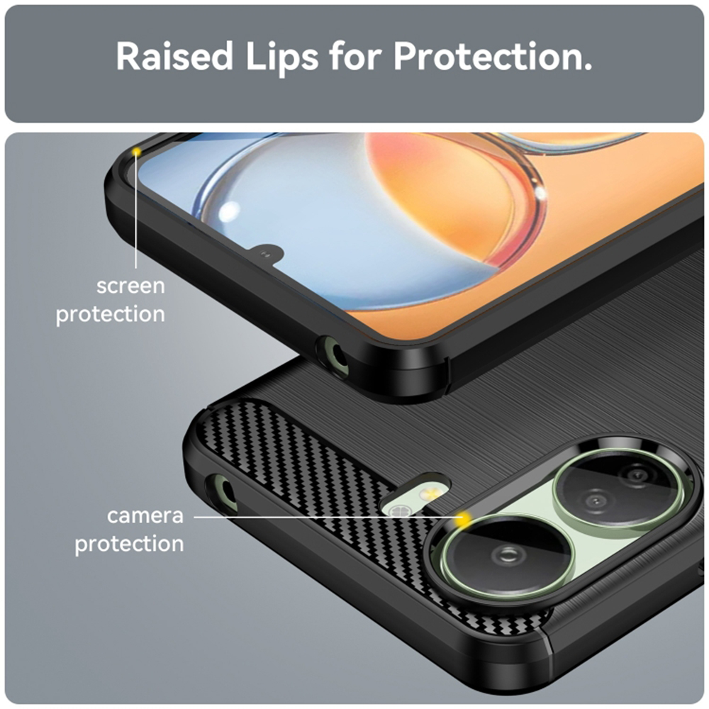 Kryt Xiaomi Redmi 13C 4G / Poco C65, Armored Carbon black