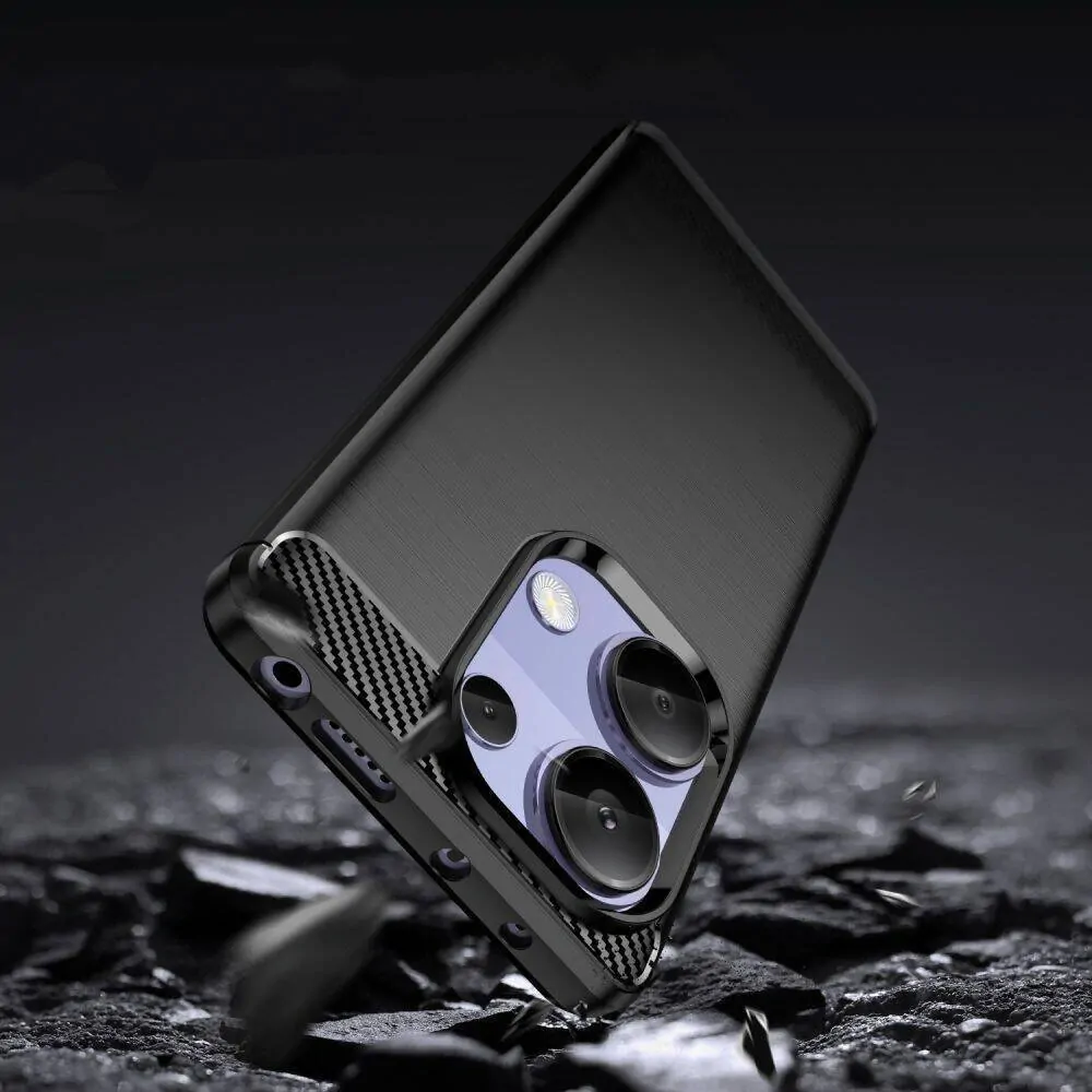 Kryt Xiaomi Redmi Note 13 Pro 4G Tech-Protect TPU Carbon černý