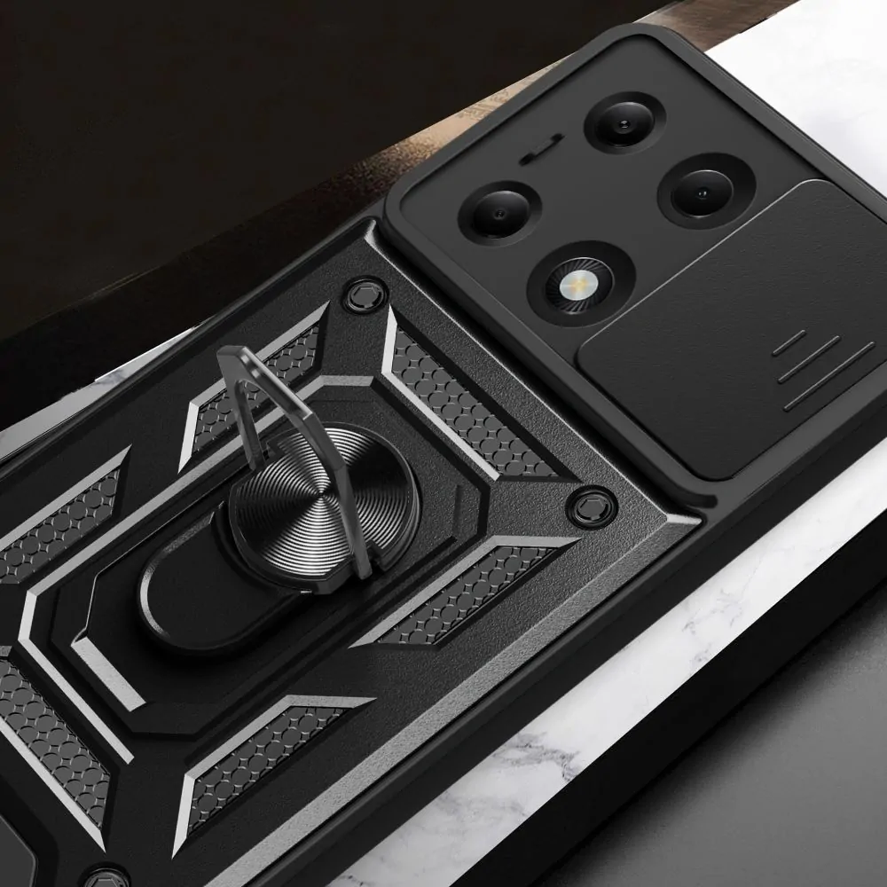 Kryt Xiaomi Redmi Note 13 Pro 4G / Poco M6 Pro 4G Techsuit CamShield Pro modrý