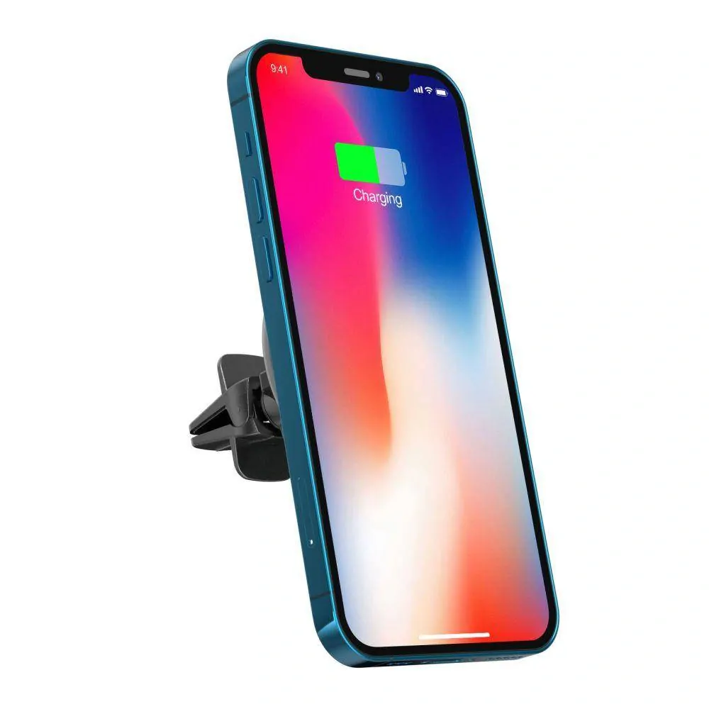 Magnetický držák do auta MagSafe 15W na ventilační mřížku Tech-Protect A2 černý
