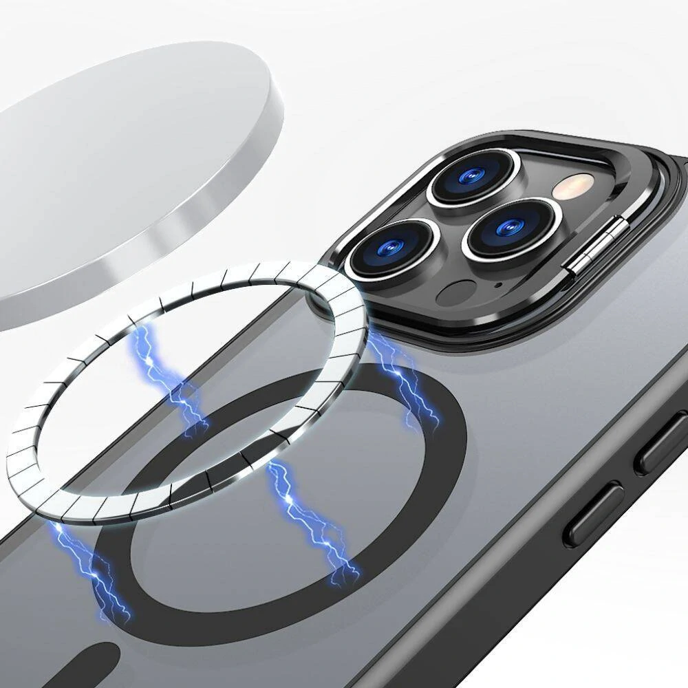 Kryt iPhone 16 Pro Max Tech-Protect MagStand MagSafe Matte černý