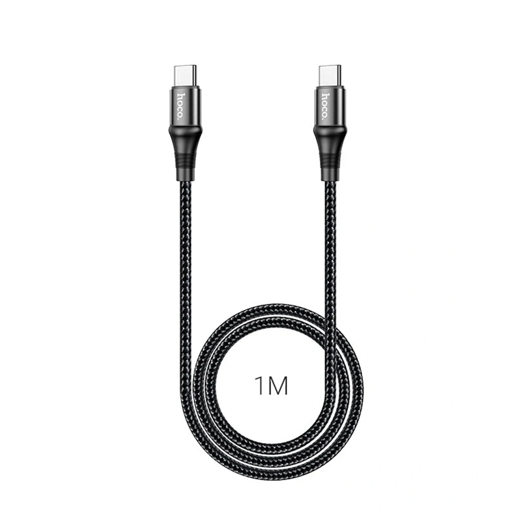 Datový kabel Hoco Exquisito (X50) – USB Type-C na USB Type-C, PD 100W, 5A, 1m – černý