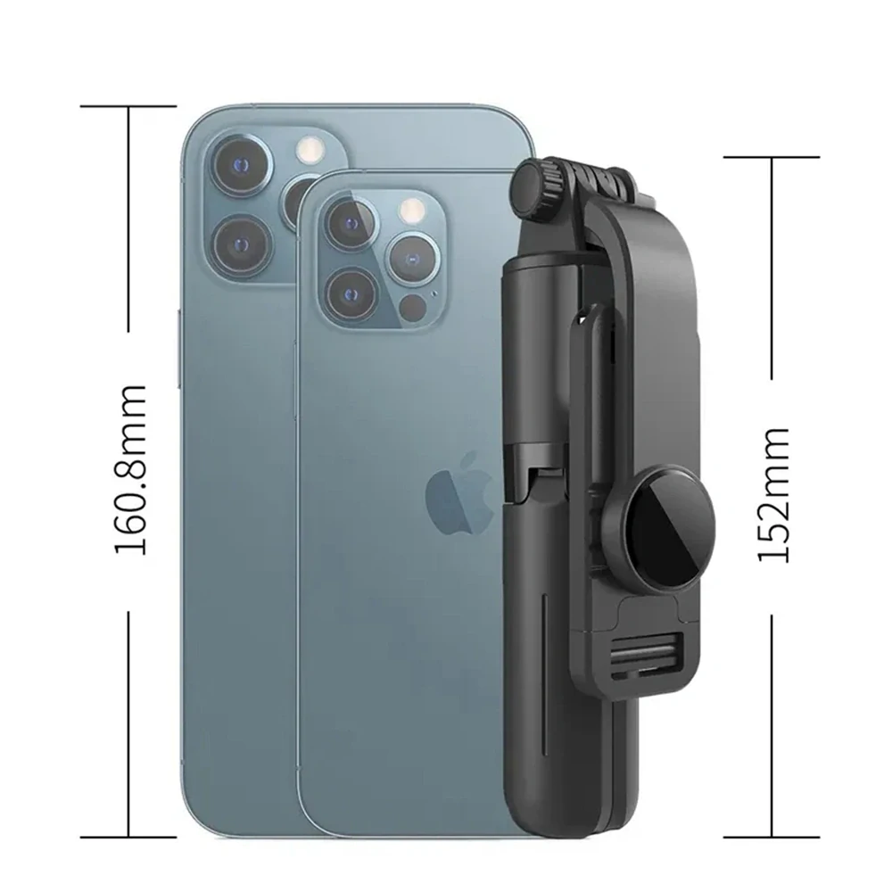 Selfie tyč Tripod Techsuit (L11) – Stabilní stativ s Bluetooth samospouští, 360 rotace, 73 cm – černá