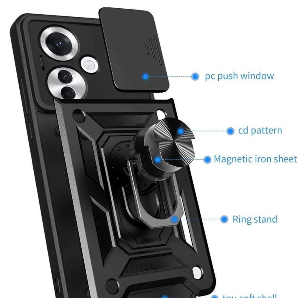 Kryt Honor 100 Techsuit CamShield Pro černý