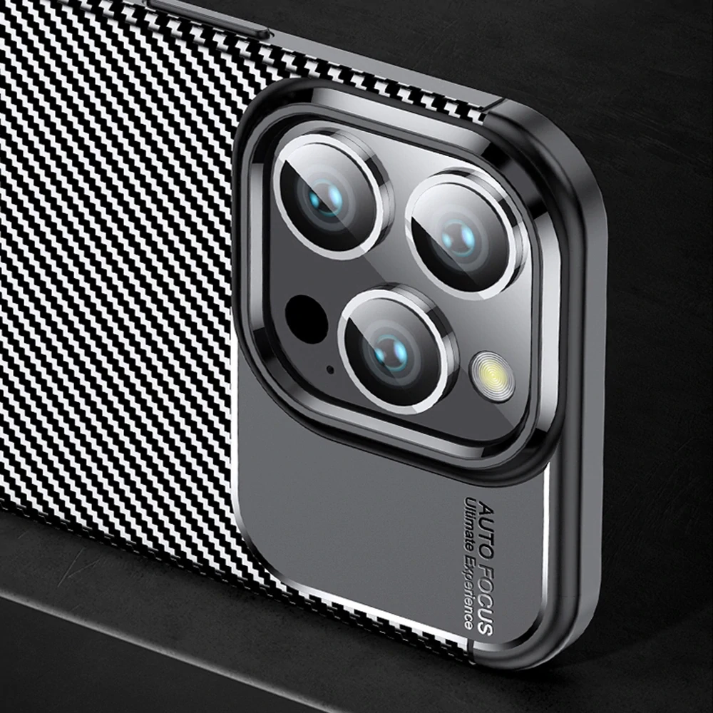 Kryt iPhone 16 Pro Max, Techsuit CarbonFiber černý