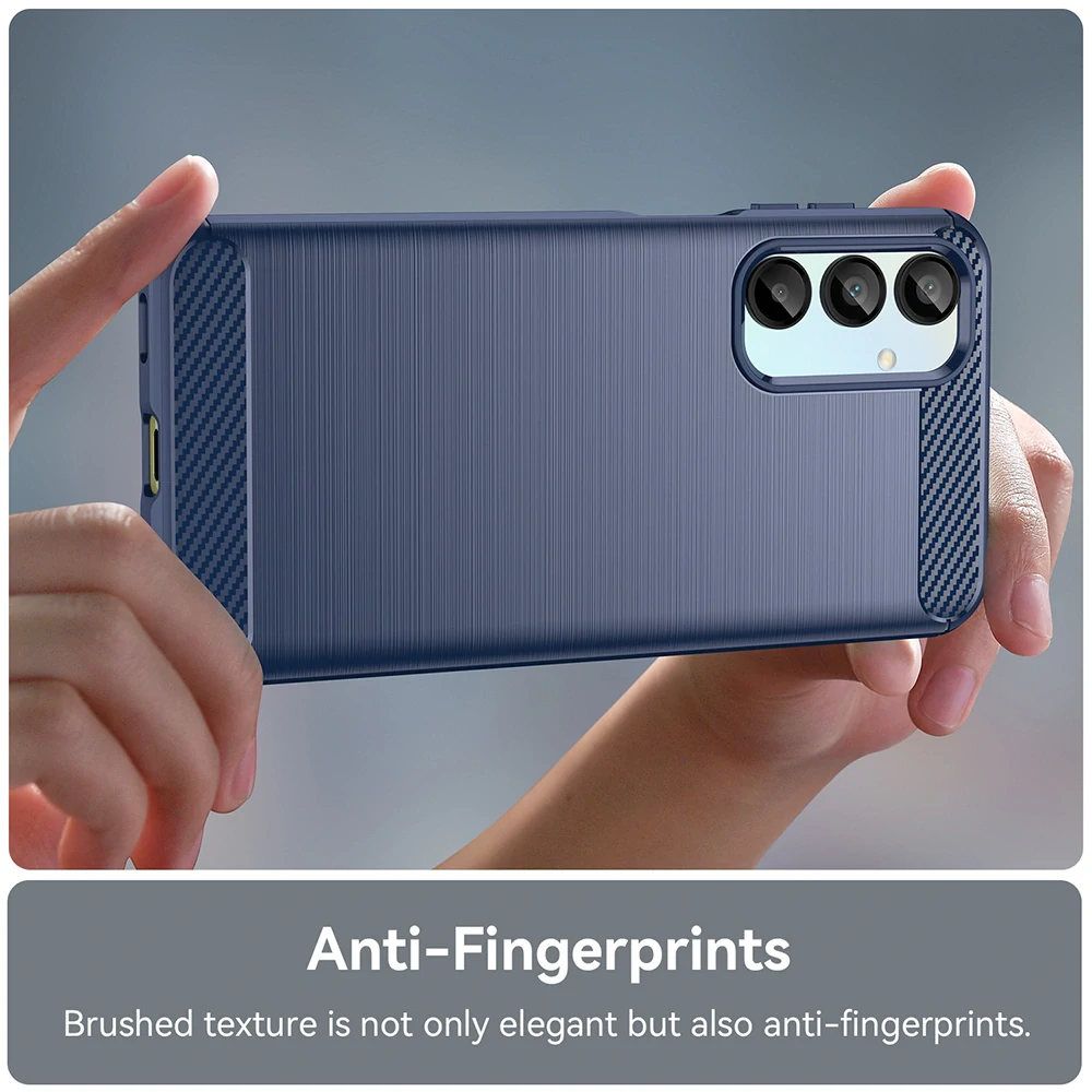 Kryt Samsung Galaxy A16, Armored Carbon modrý