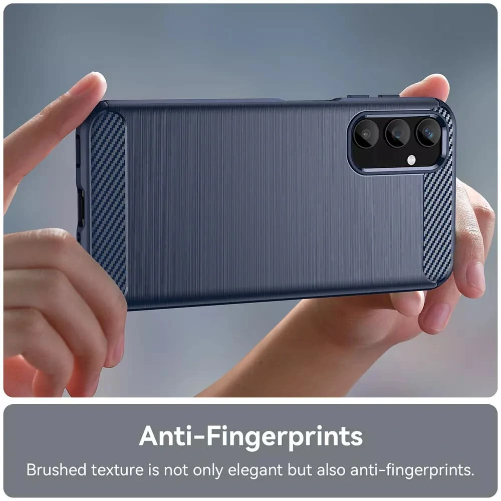 Kryt Samsung Galaxy S20 Plus 4G / S20 Plus 5G, Armored Carbon modrý