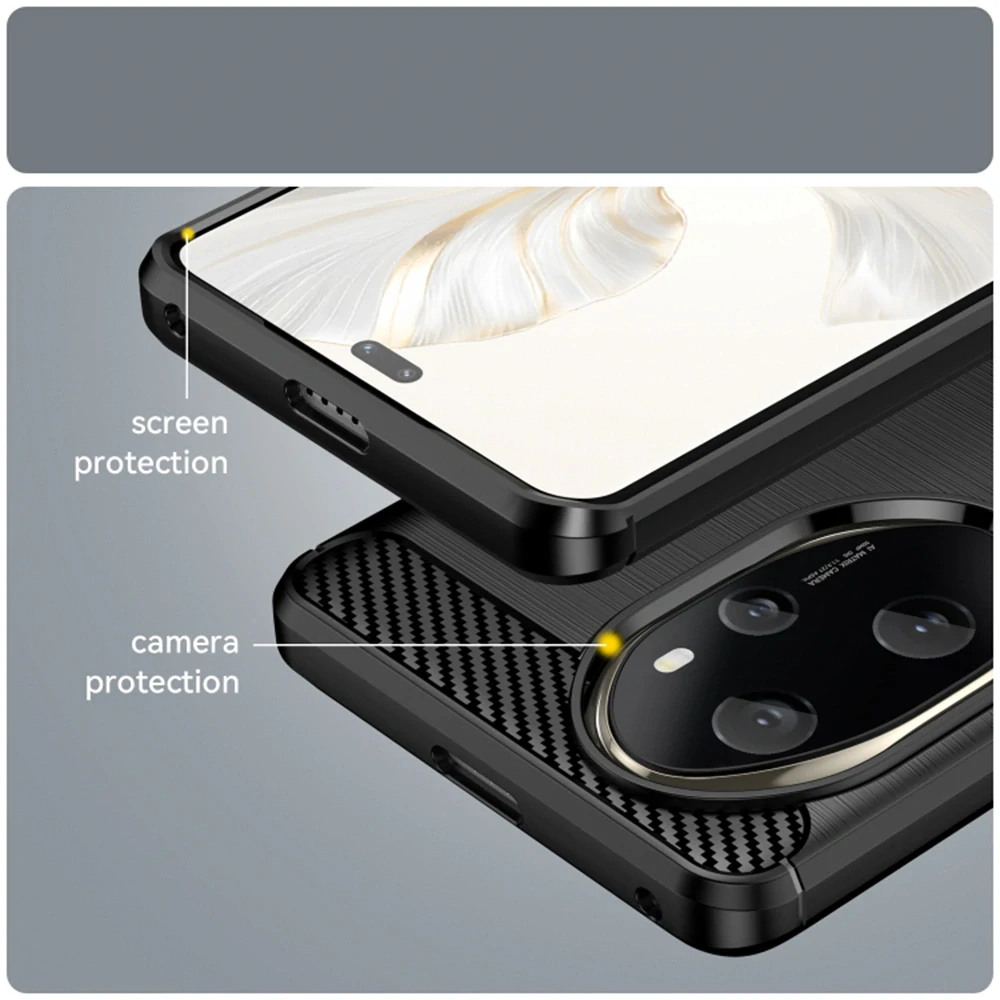 Kryt Honor 200 Pro, Armored Carbon černý