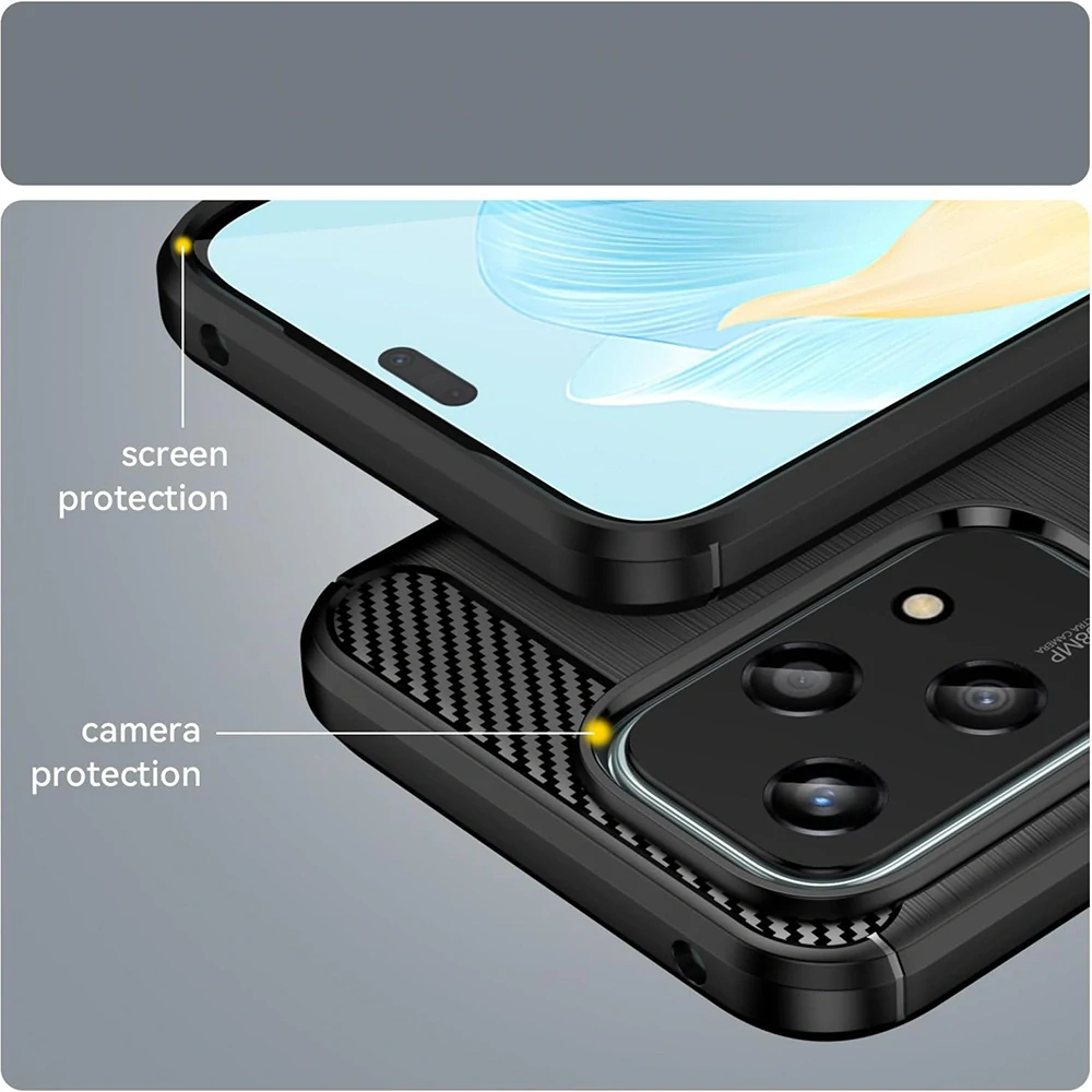 Kryt Honor 200 Lite, Armored Carbon černý