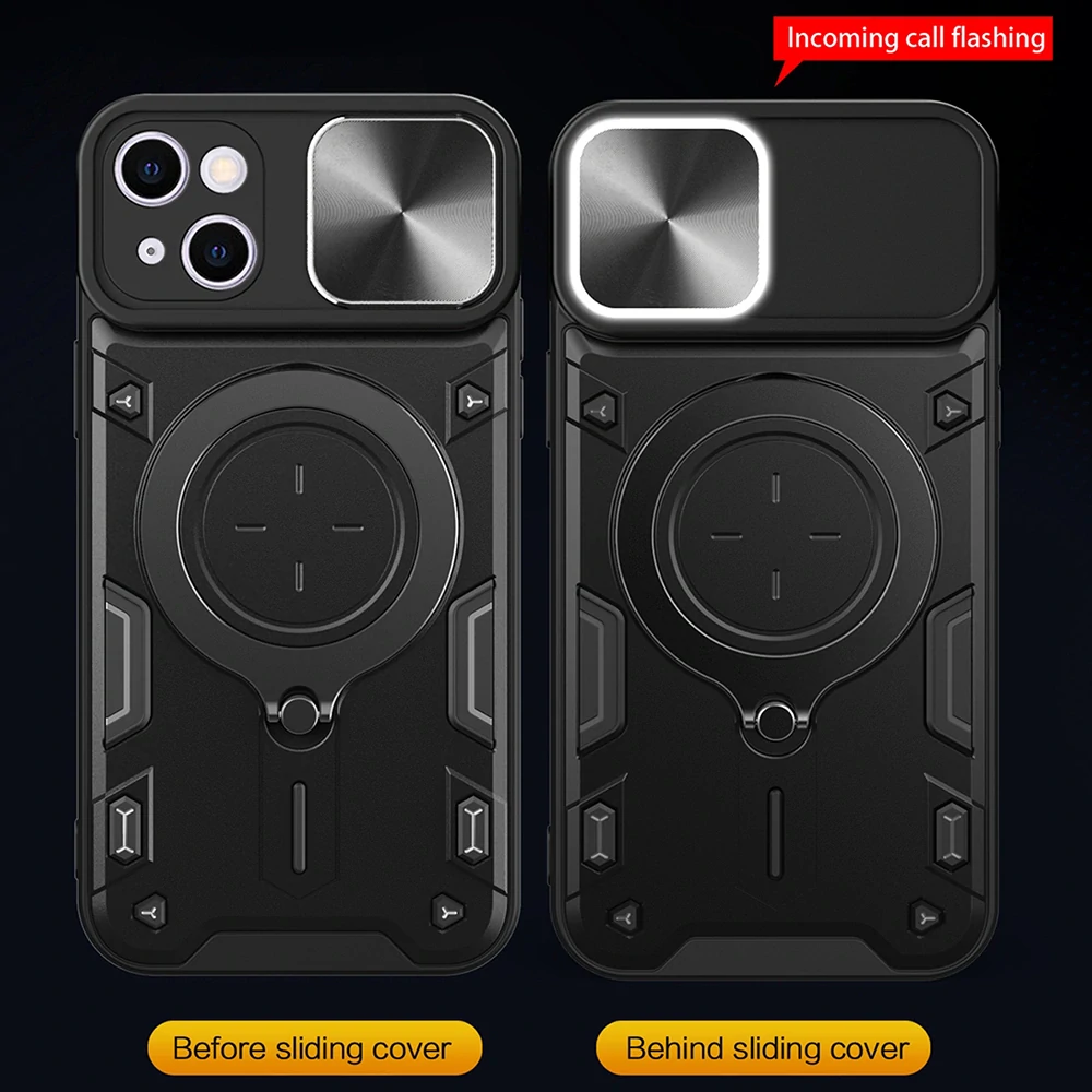 Kryt iPhone 16 Plus Techsuit CamGuard Pro - červený