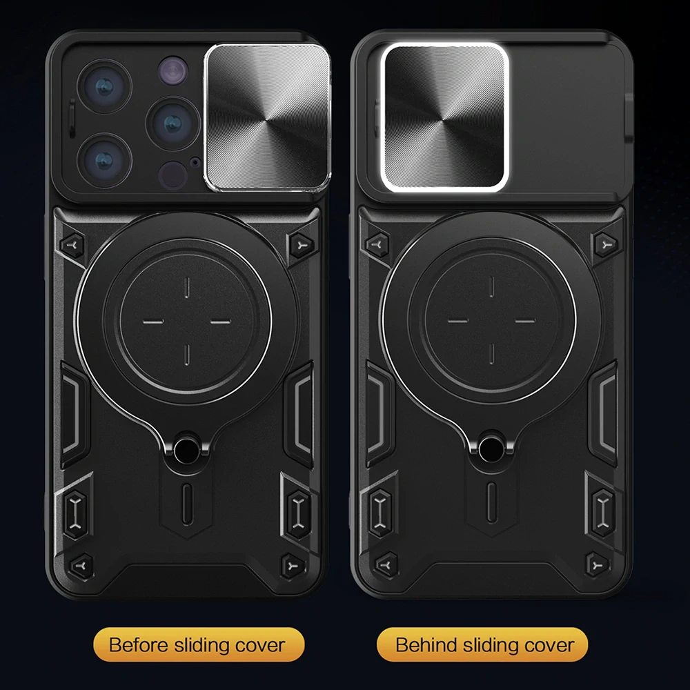 Kryt iPhone 16 Pro Techsuit CamGuard Pro - červený