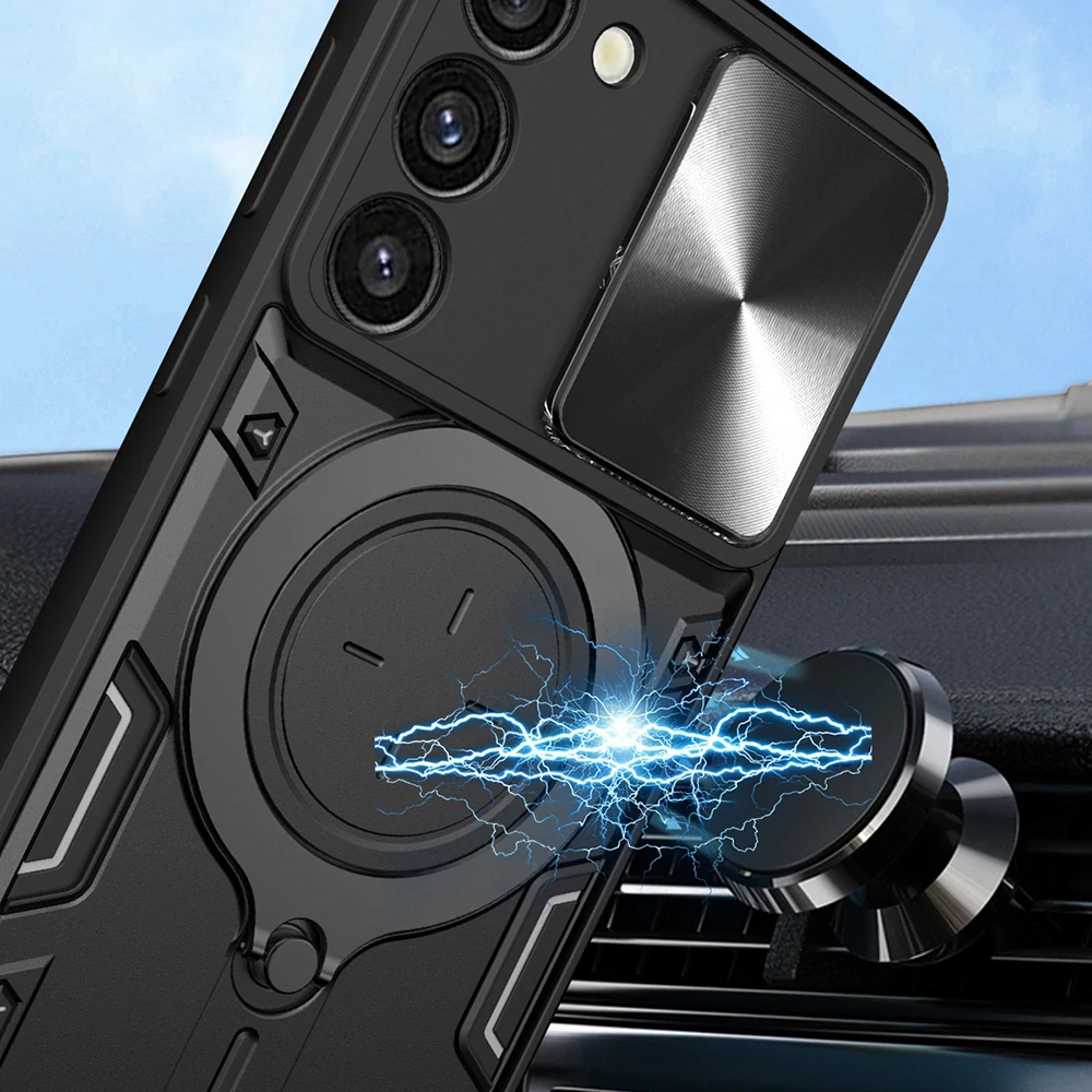 Kryt Samsung Galaxy S24 Plus Techsuit CamGuard Pro - modrý