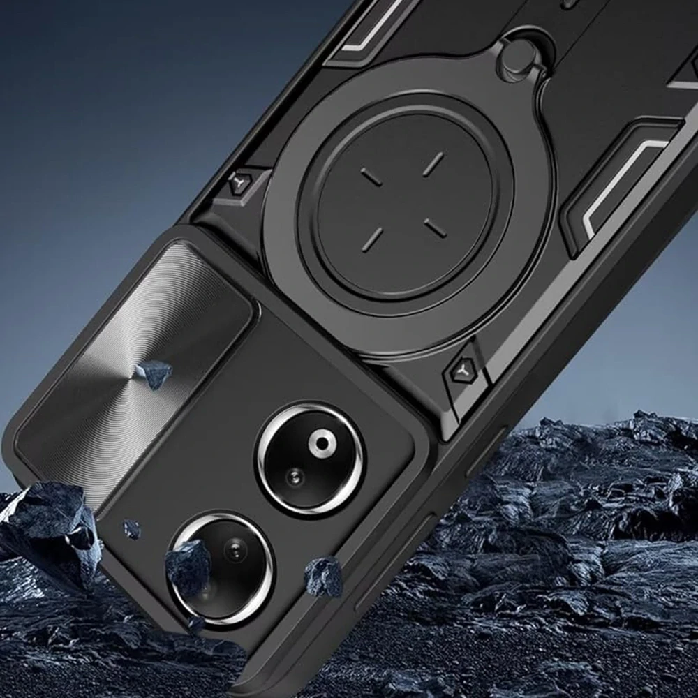 Kryt Honor X7b / X7b 5G / 90 Smart Techsuit CamGuard Pro - černý