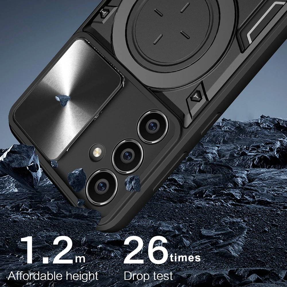 Kryt Samsung Galaxy A25 5G Techsuit CamGuard Pro - červený