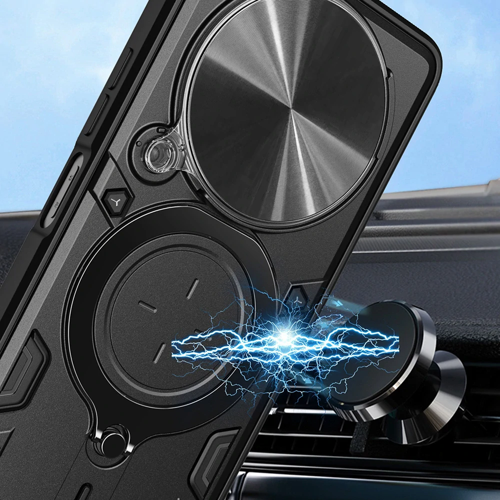Kryt Honor Magic 6 lite Techsuit CamGuard Pro - fialový