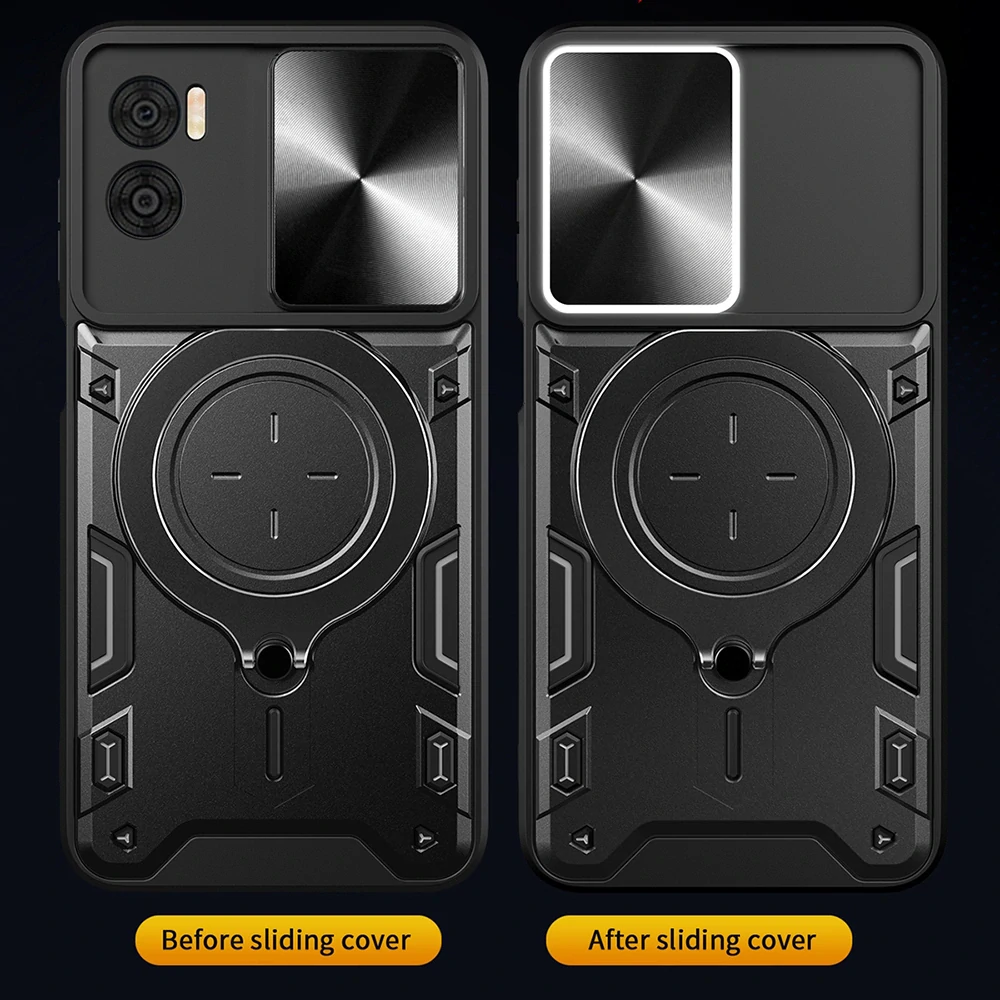Kryt Motorola Moto E22 / E22i Techsuit CamGuard Pro - fialový