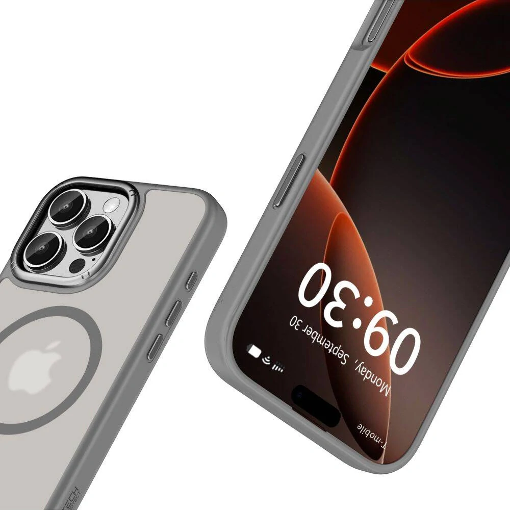 Kryt iPhone 16 Pro Max Tech-Protect MagEdge MagSafe titan