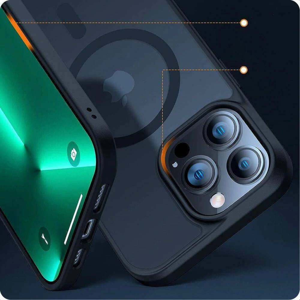 Kryt iPhone 15 Pro Tech-Protect Magmat MagSafe titanium