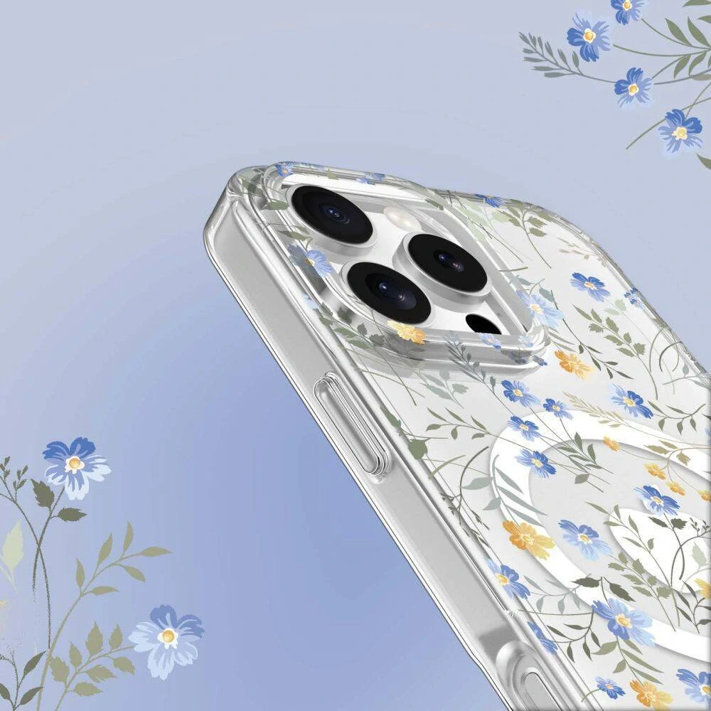 Kryt Samsung iPhone 16 Pro Max Tech-Protect MagMood MagSafe Spring Flowers transparent