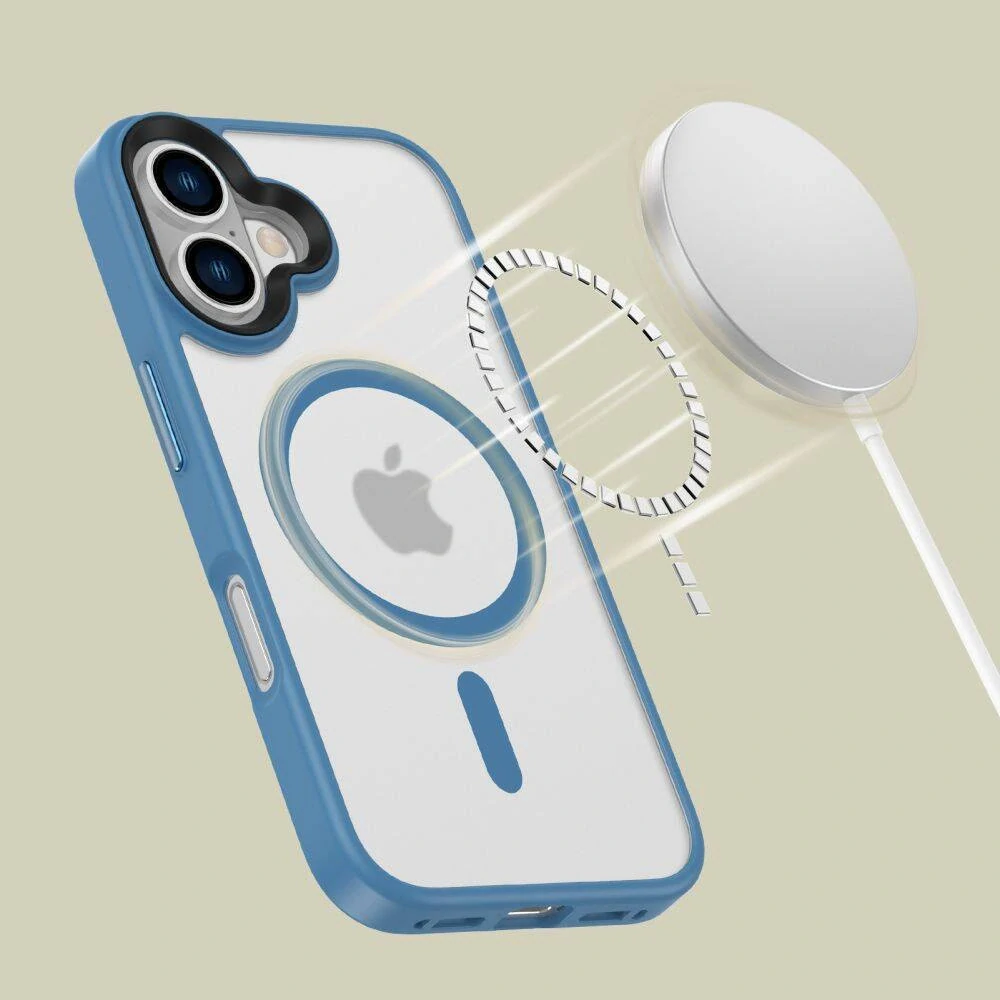 Kryt Apple iPhone 16 Tech-Protect Magmat MagSafe modrý