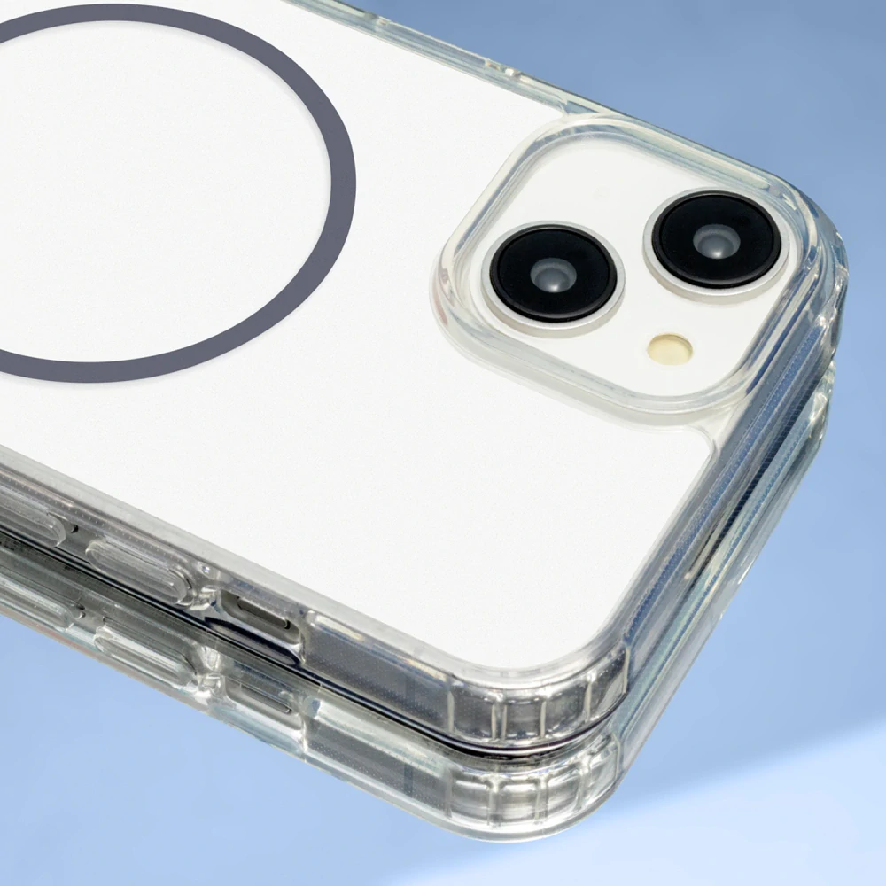 Kryt iPhone 17 Pro - Anti Shock Thin Mag šedý