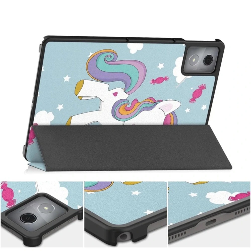 Pouzdro pro tablet Lenovo Tab K11 Plus, Techsuit FoldPro unicorn