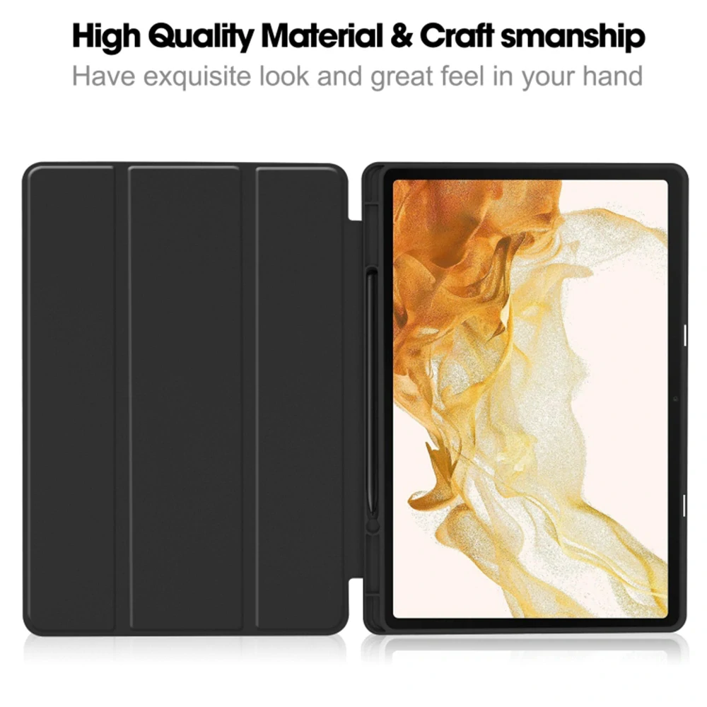 Pouzdro pro tablet Samsung Galaxy Tab S9 Plus / S10 Plus, Flex Trifold, pink
