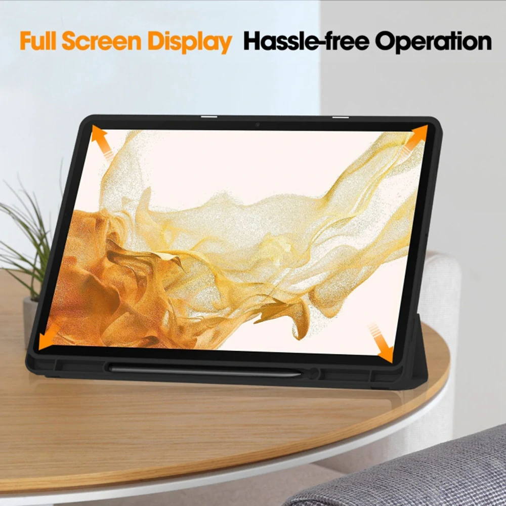 Pouzdro pro tablet Samsung Galaxy Tab S9 Ultra / S10 Ultra, Flex Trifold, black