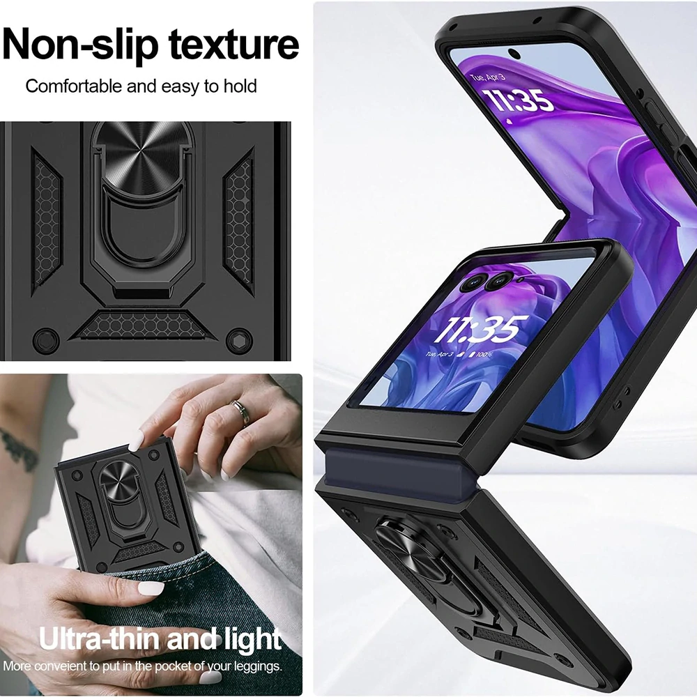 Kryt Motorola Razr 70 Ultra / Razr 60 Ultra, CamShield Pro černý