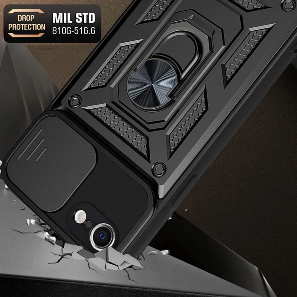 Kryt iPhone 16e, Techsuit CamShield Pro modrý