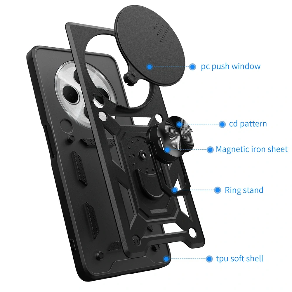Kryt Xiaomi Redmi 14C / Poco C75 Techsuit CamShield Pro modrý