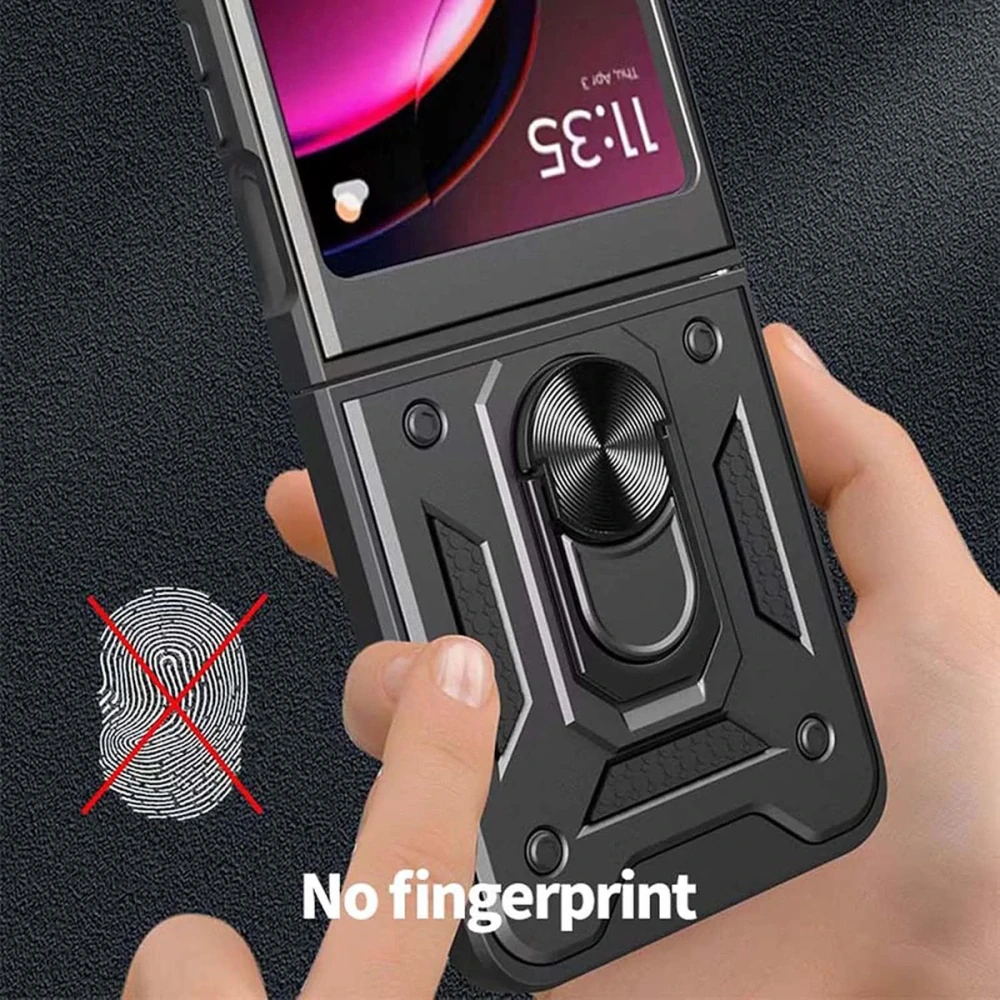 Kryt Motorola Razr 50 / Razr 60 Techsuit CamShield Pro green