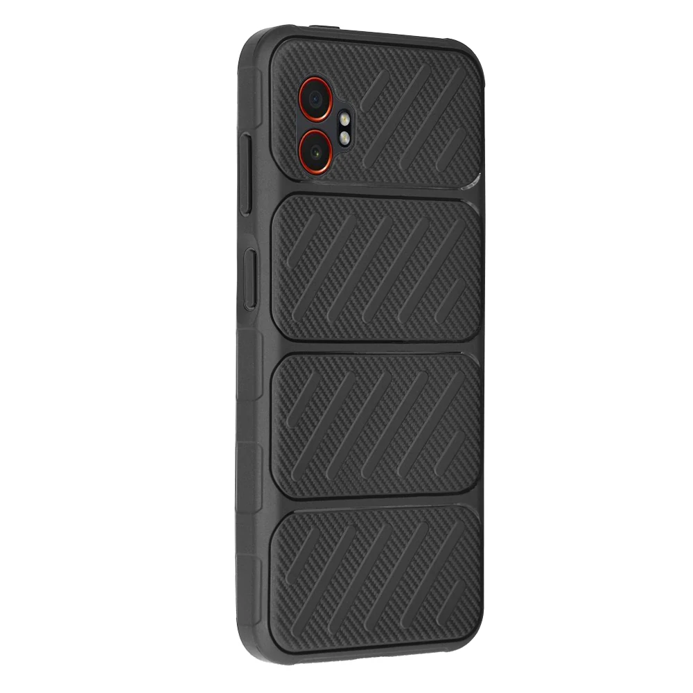 Kryt Samsung Galaxy Xcover 7 Pro, Techsuit CarbonFiber černý