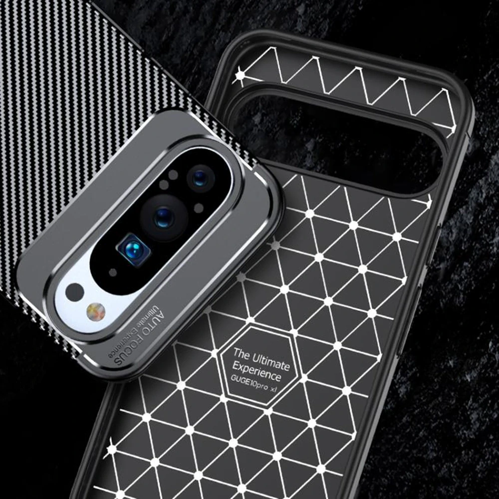 Kryt iPhone 17 Pro Max, Techsuit CarbonFiber černý